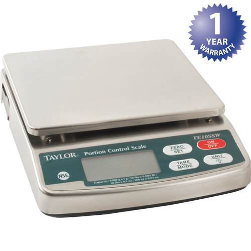 (image for) Taylor Thermometer TE10SS SCALE,DIGITAL , 10 LB,WATERPROOF - Click Image to Close